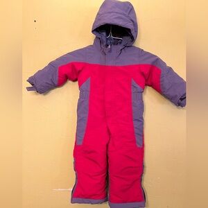 L.L. Bean Cold Buster Toddler Snowsuit Bunting Size 2T